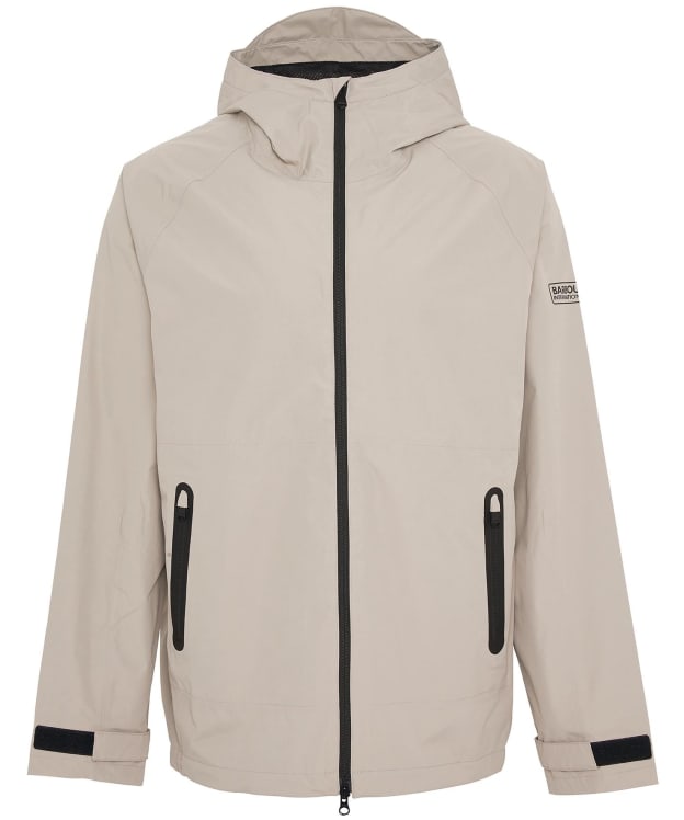 Men's Barbour International Global Waterproof Jacket - Concrete