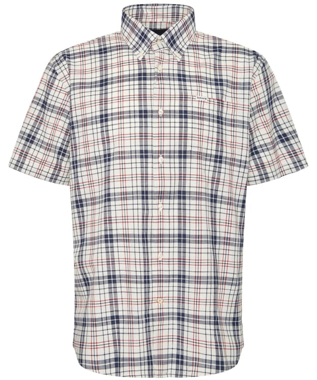 Men's Barbour Drafthill Short Sleeve Shirt - Navy