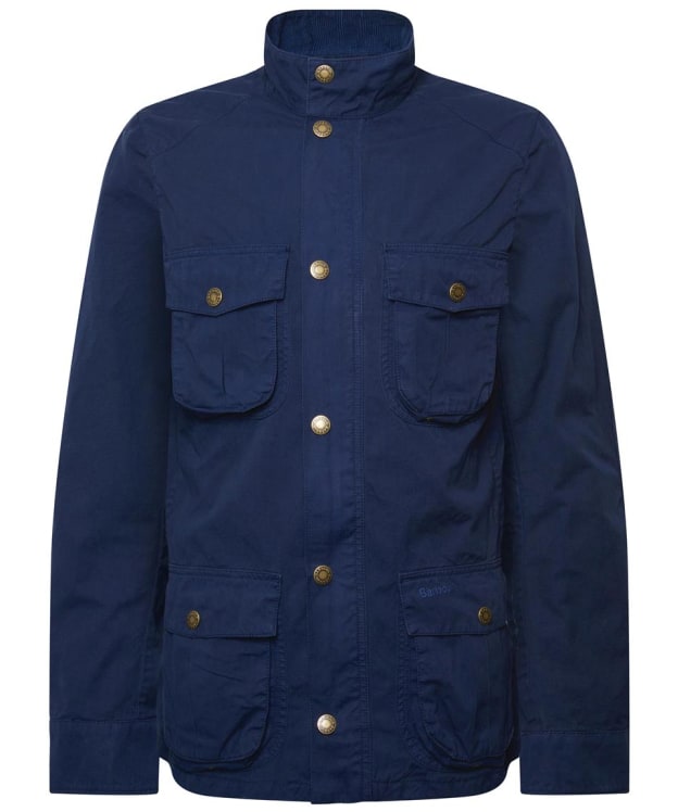 Men's Barbour Corbridge Casual Cotton Jacket - Navy