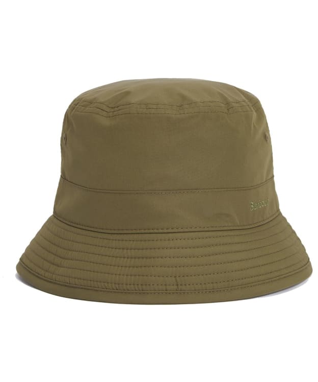 Women's Barbour Summer Poppy Showerproof Bucket Hat - Army Green