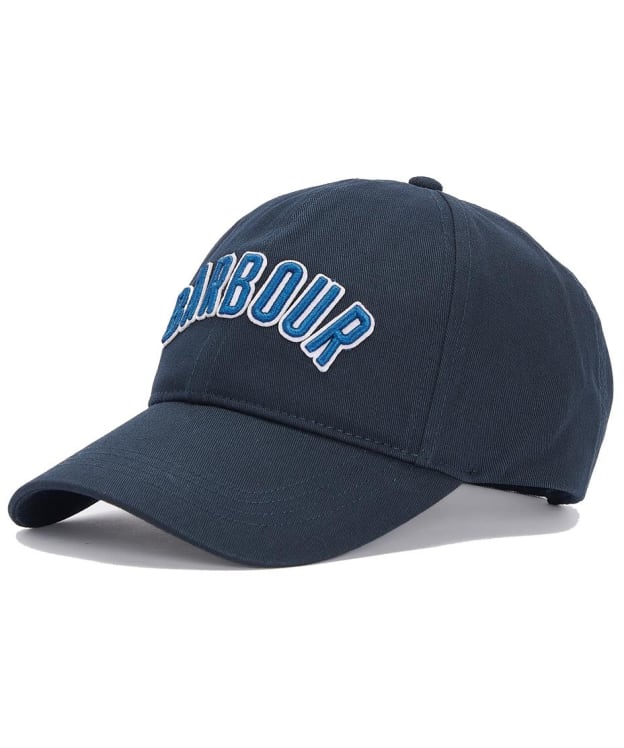 Men's Barbour Campbell 6 Panel Cotton Sports Cap - Navy
