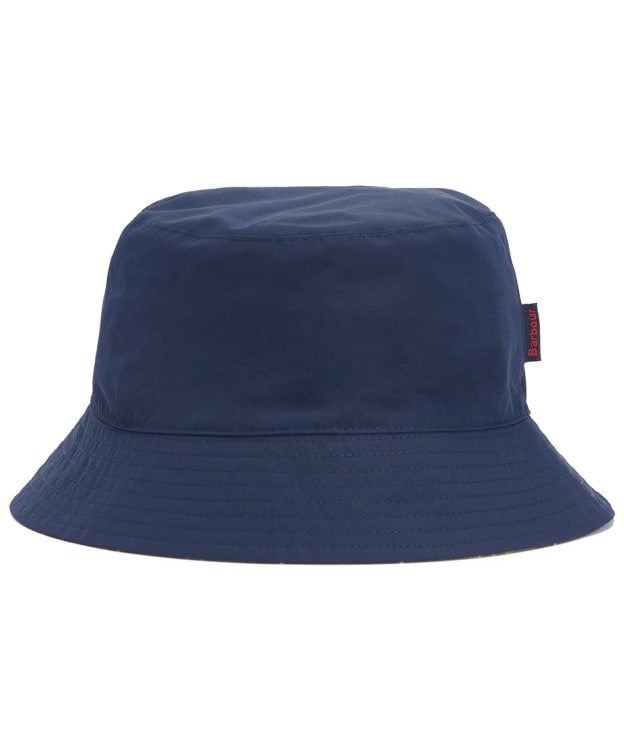 Men's Barbour Hutton Reversible Showerproof Bucket Hat - Navy / Classic