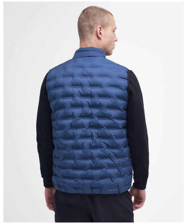 Men's Barbour International Edge Quilted Gilet - Washed Cobalt