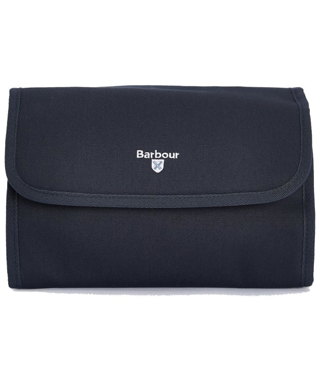 Men's Barbour Cascade Hanging Cotton Washbag - Navy