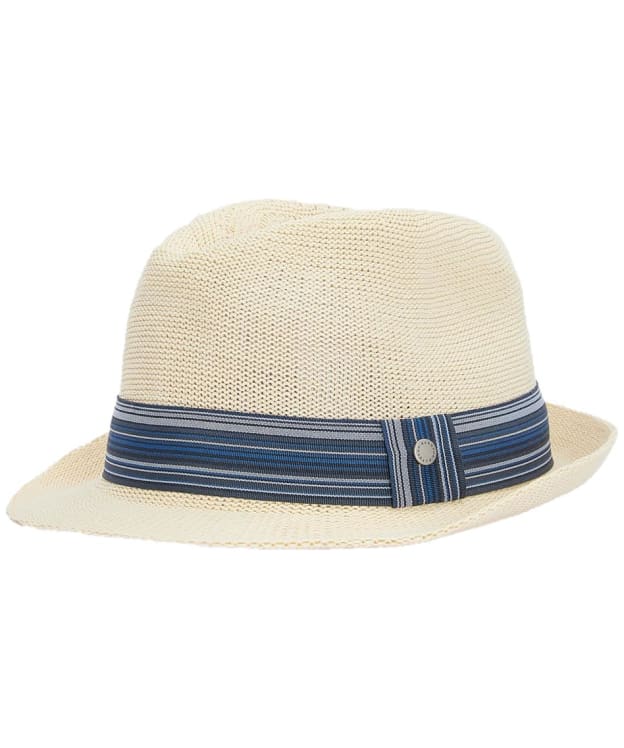 Men's Barbour Belford Trilby - Ecru / Blue