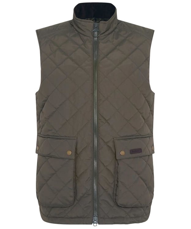 Men's Barbour Fernwood Gilet - Dark Olive