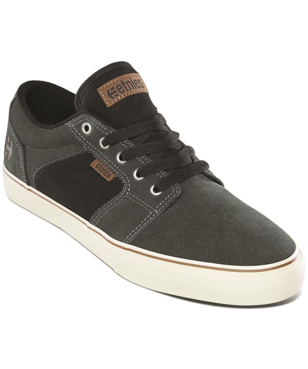 Men's Etnies Barge LS Vulcanised Skate Shoe - Green / Black