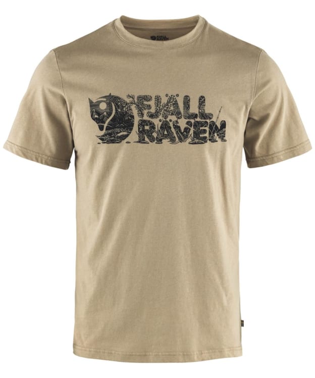 Men's Fjällräven Lush Logo T-shirt - Fossil