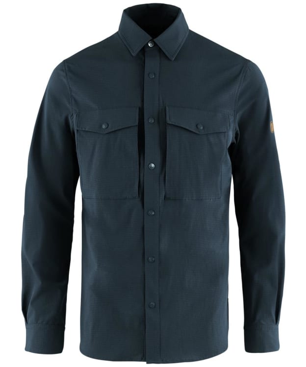 Men’s Fjällräven Abisko Trekking Shirt - Dark Navy