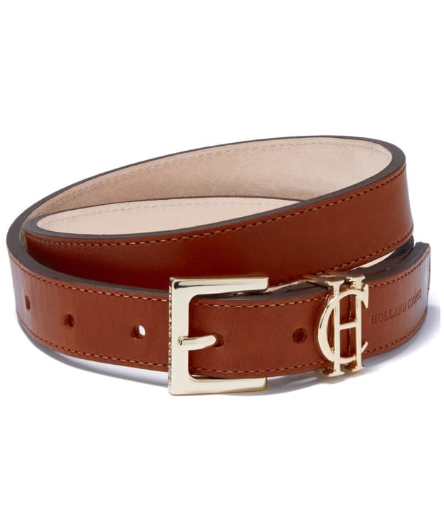 Women’s Holland Cooper Slim Logo Belt - Tan