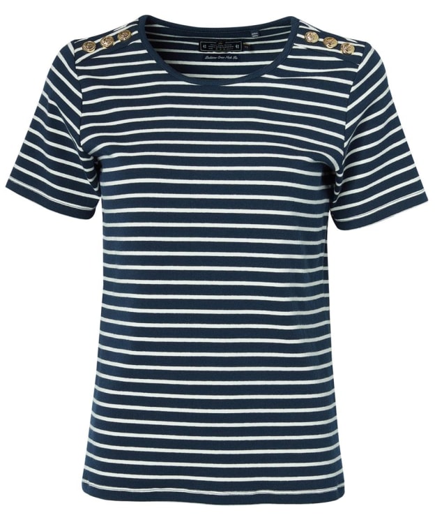 Women’s Holland Cooper Padstow Crew Neck Tee - Ink Navy / Natural