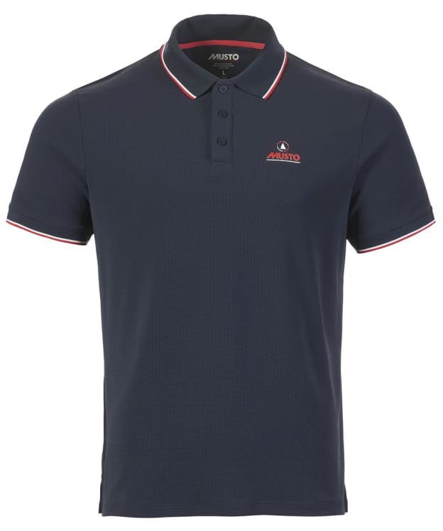 Men’s Musto Nautic Pro Lite Short Sleeved Polo Shirt - Navy