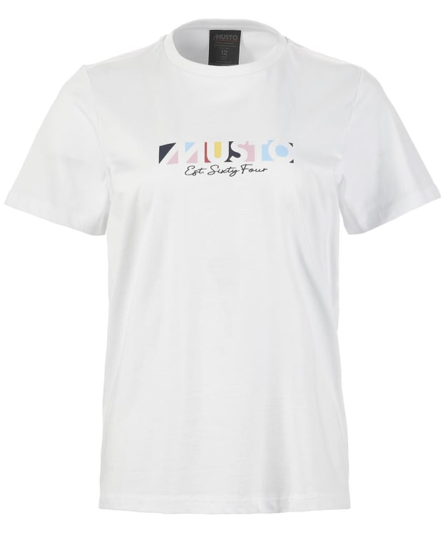 Women’s Musto 1964 Short Sleeved Cotton T-Shirt - White