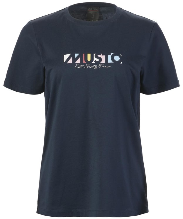 Women’s Musto 1964 Short Sleeved Cotton T-Shirt - Navy