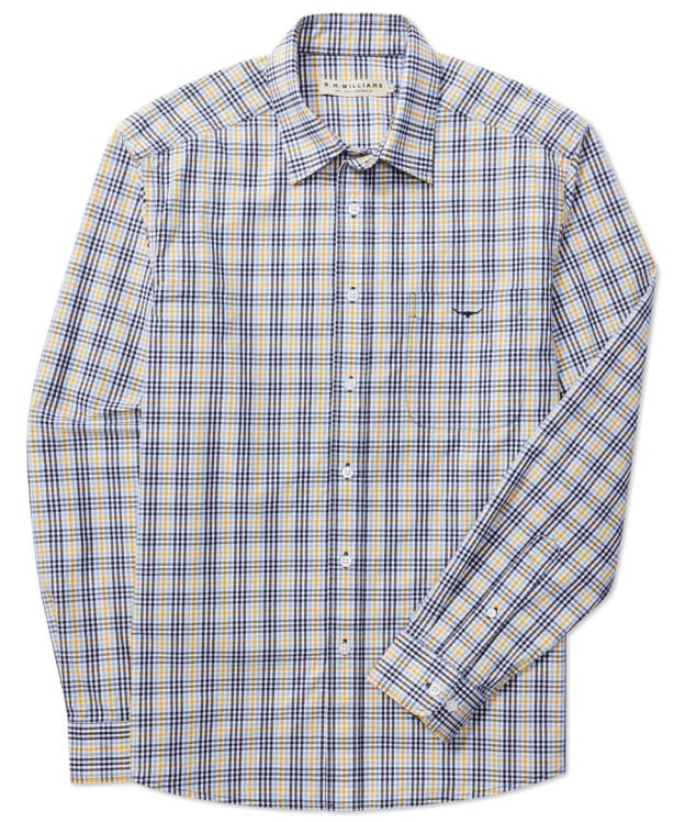 Men's R.M. Williams Classic Shirt - Blue / Yellow / White