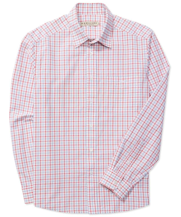 Men's R.M. Williams Classic Shirt - Blue / White / Red