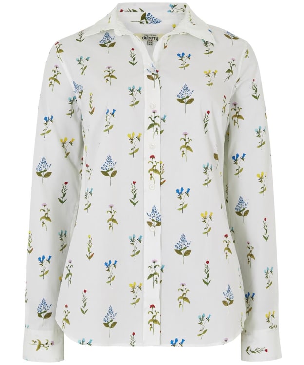 Women's Dubarry Highland Printed Shirt - White