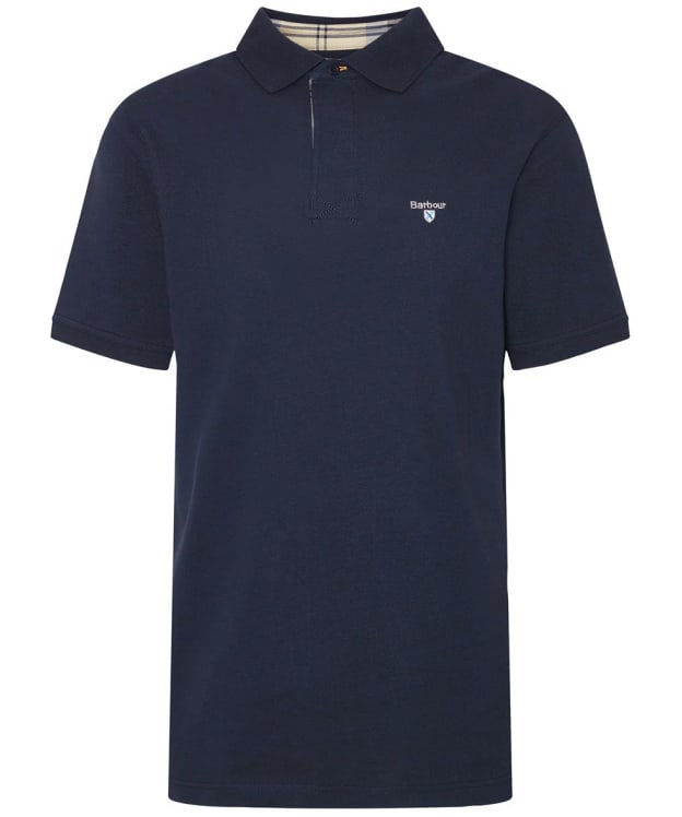Men's Barbour Hart Short Sleeve Polo Shirt - Navy