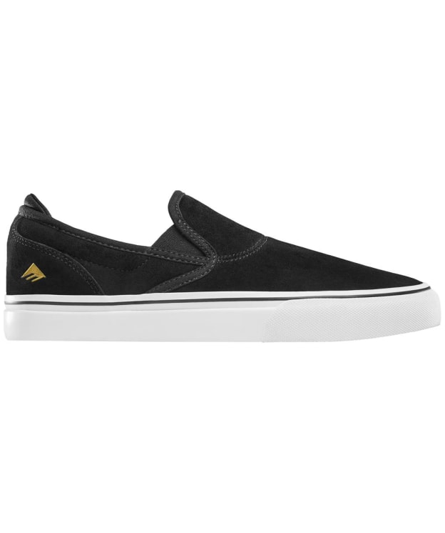 Men's Emerica Wino G6 Slip-On Skate Shoe - Black / White / Gold