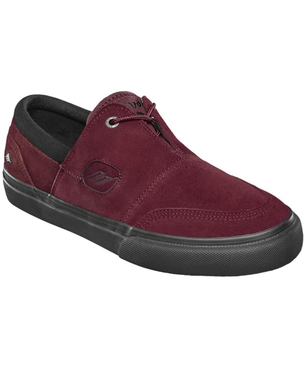 Men's Emerica Servold Suede Skate Shoes - Oxblood