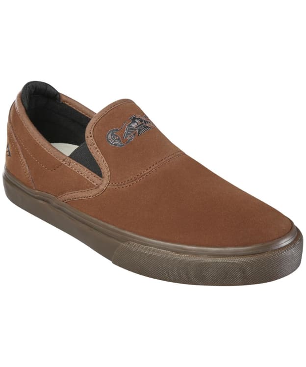 Men's Emerica Wino G6 Slip-On x Jess Mudget Suede Skate Shoe - Clay