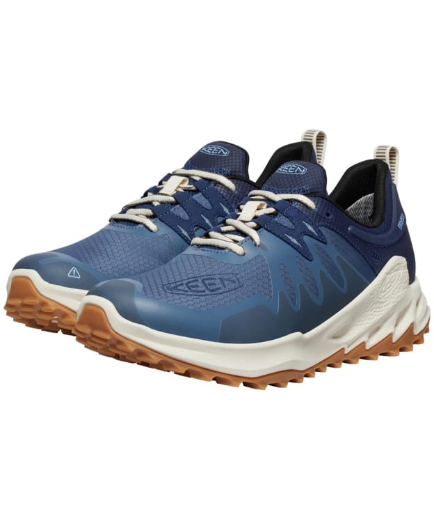 Men's KEEN Zionic Waterproof Hiking Shoes - Vintage Indigo / Faded Denim