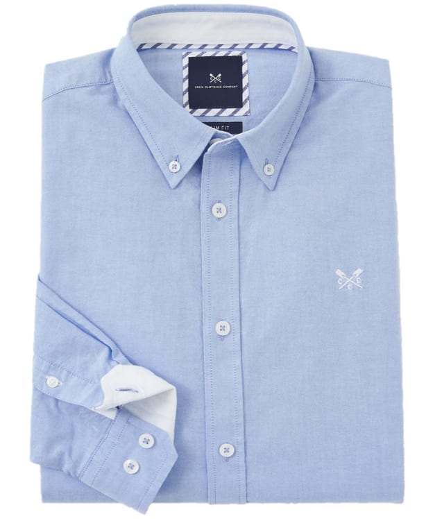 Men’s Crew Clothing Slim Oxford Shirt - Sky