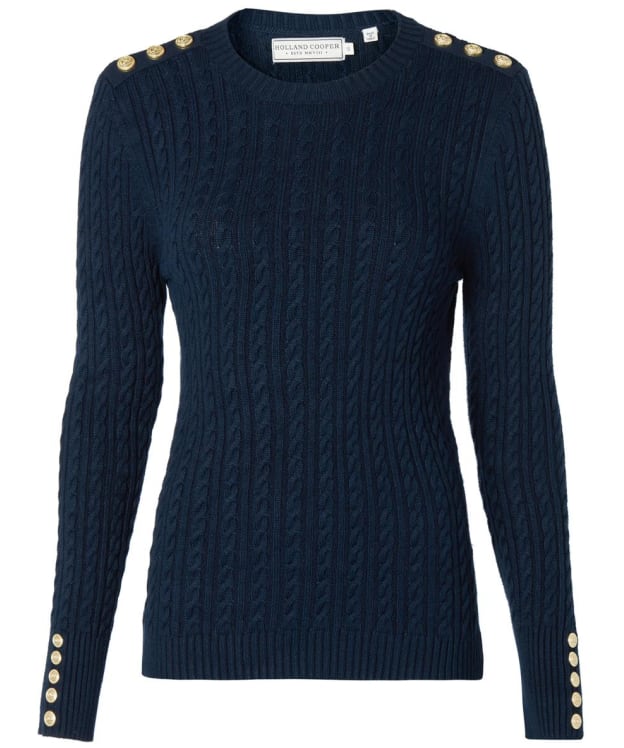 Women’s Holland Cooper Seattle Cable Crew Knit - Ink Navy