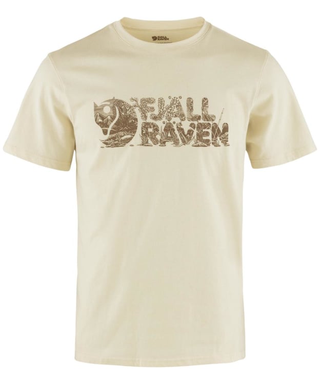 Men's Fjällräven Lush Logo T-shirt - Chalk White