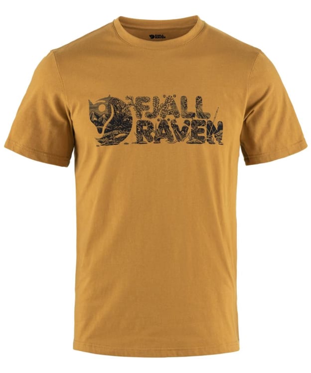 Men's Fjällräven Lush Logo T-shirt - Acorn