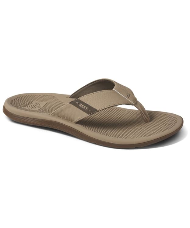 Men’s Reef Santa Ana Vegan Leather Flip Flops - Sand