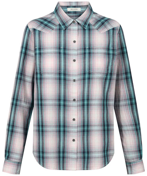 Women’s Ariat Real Billie Jean Long Sleeve Shirt - Tomboy Plaid