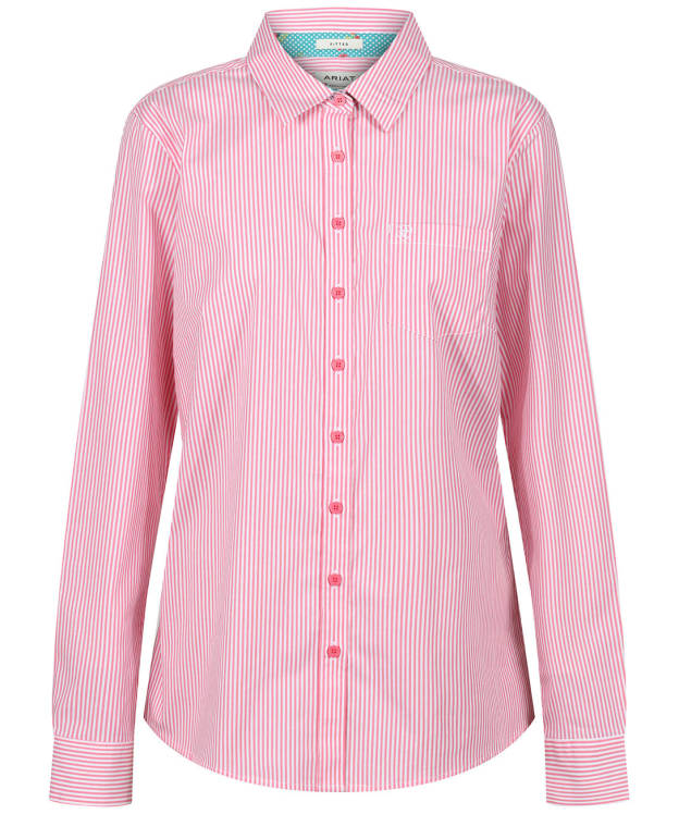 Women’s Ariat Kirby Long Sleeve Shirt - Camellia Rose Stripe