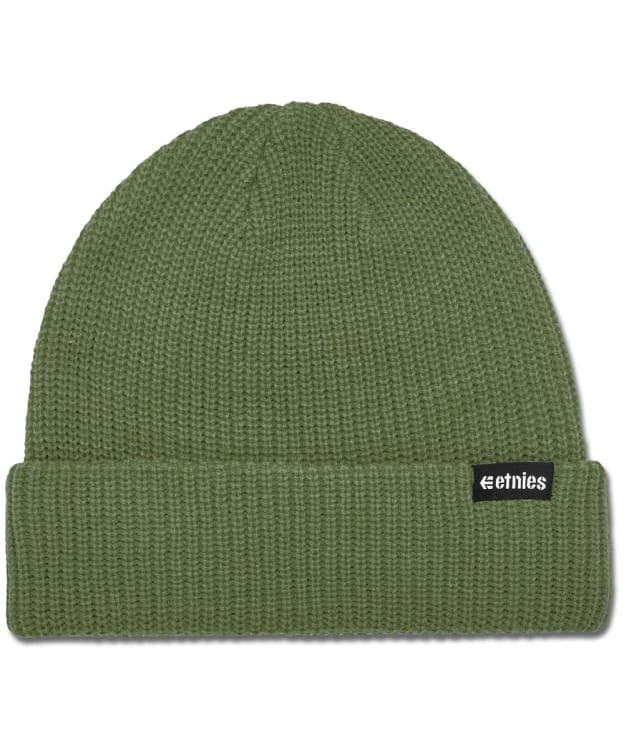 Men’s Etnies Warehouse Wide Rib Knit Beanie - Military