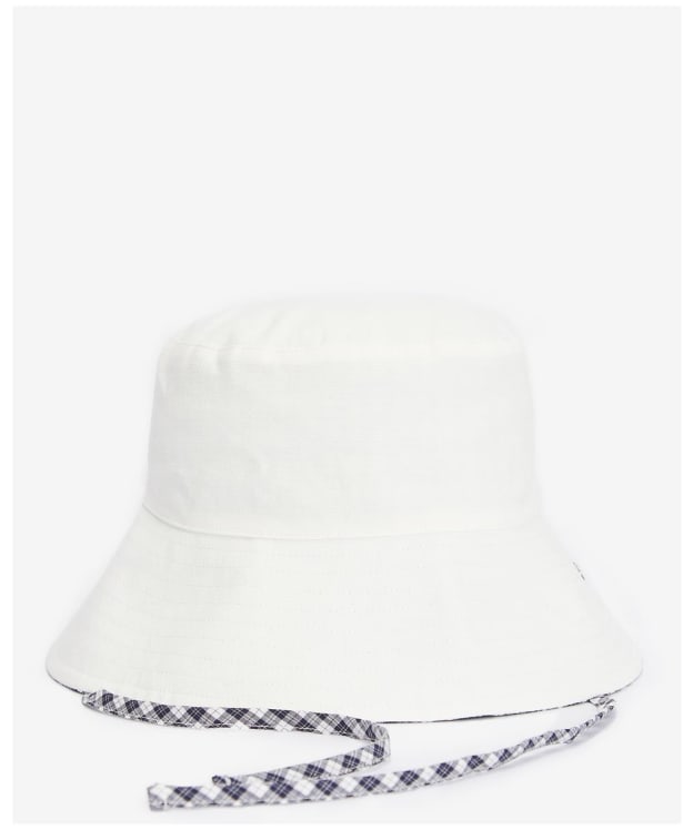 Women's Barbour Kilburn Reversible Cotton Bucket Hat - White