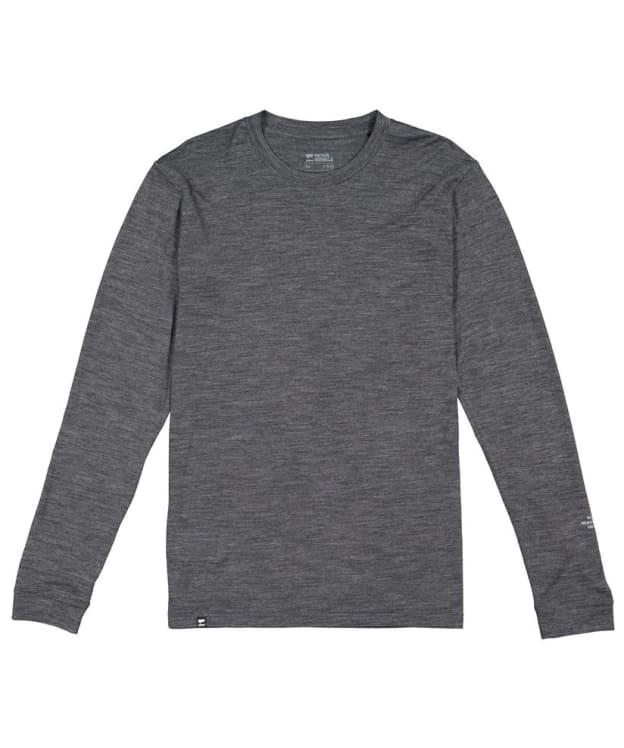 Men's Mons Royale Zephyr Merino Cool Long Sleeve T-Shirt - Smoke
