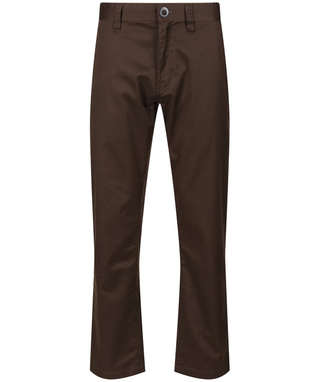 Men's Volcom Modern fit Frickin Modern Stretch Pants - Dark Brown