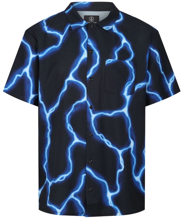 Men's Volcom Featured Artist Travis Spinks Short Sleeved Shirt - Black