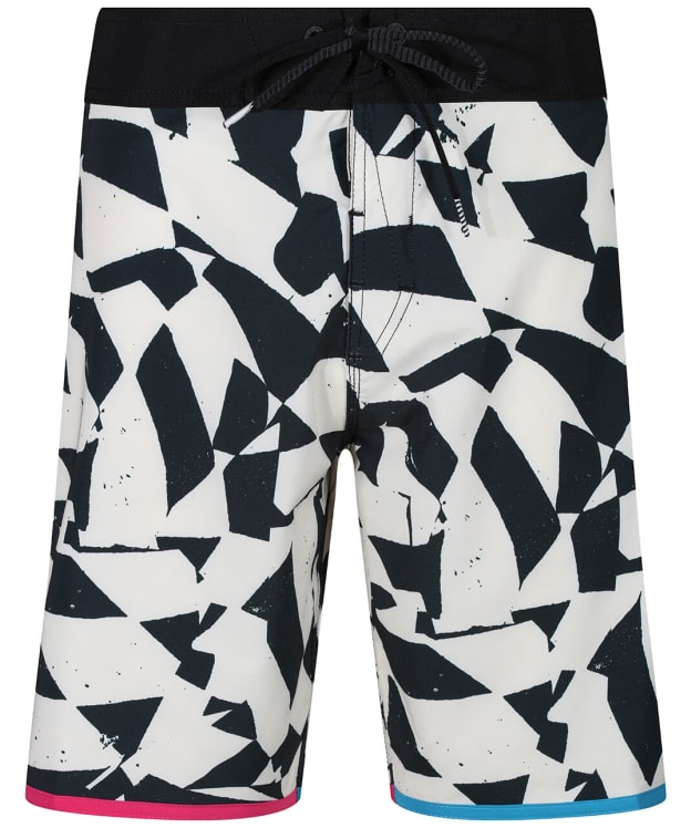 Men's Volcom Scallop Board Shorts - Black / White