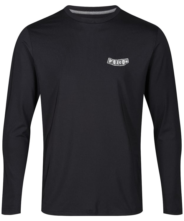 Men's Volcom Stone Pistol Long Sleeve Rash Guard - Black
