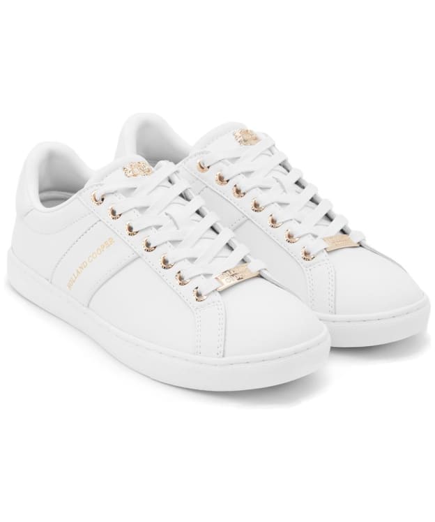 Women’s Holland Cooper Knightsbridge Court Trainer - White