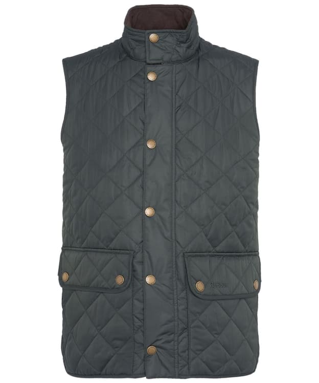 Men's Barbour New Lowerdale Quilted Gilet - Dark Green