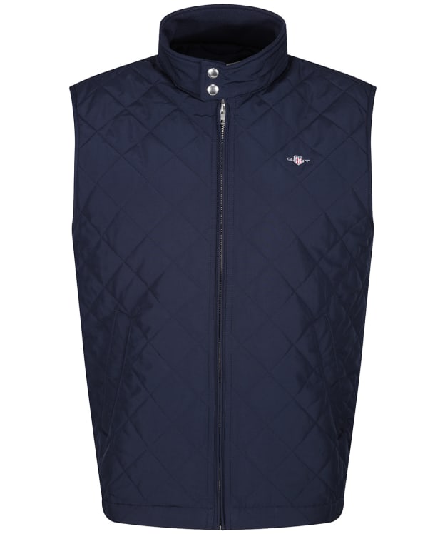 Men’s GANT Quilted Windcheater Vest - Evening Blue