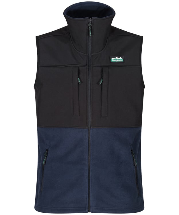 Men's Ridgeline Hybrid Fleece Vest - Navy / Black
