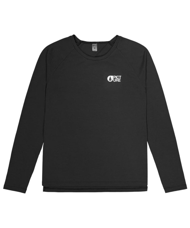 Women's Picture Clame Long Sleeve Tech T-Shirt - Black