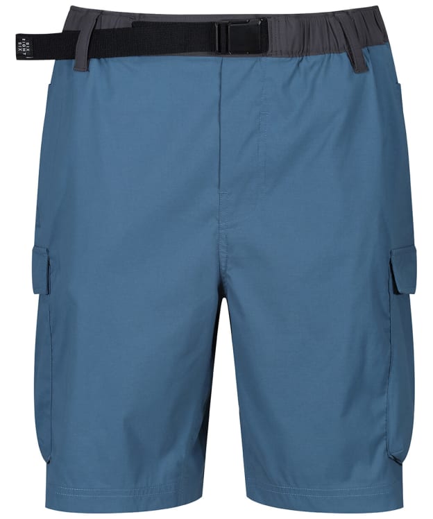 Men's 686 Traveller Featherlight Cargo Shorts - 8 Inch Inseam - Flint Blue Colorblock