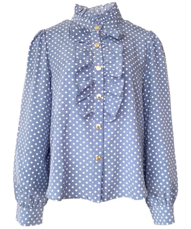 Women's Hunt & Hall Hurlingham Blouse - Pale Blue