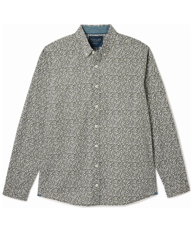 Men's Joules Invitation Shirt - Green Ditsy