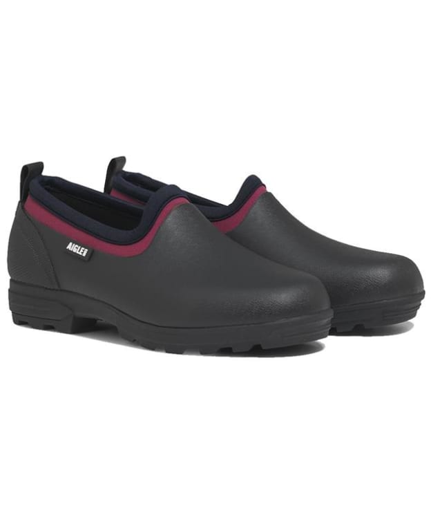 Women's Aigle Lessfor 2 Rubber Closed Clogs - Marine