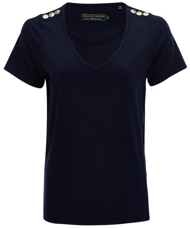 Women’s Holland Cooper V-Neck Relaxed T-Shirt - Navy